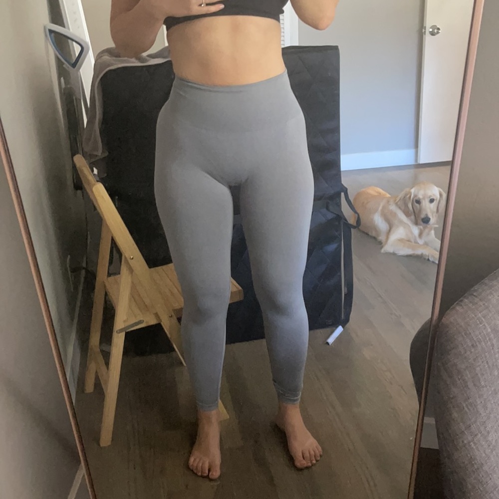 NVGTN SEAMLESS GREY LEGGINGS